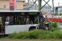 Schwerer Bus Unfall Koeln Porz Gremberghoven Neuenhofstr P113